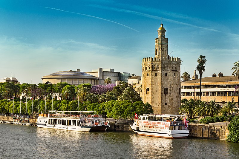 File:Gold Tower Guadalquivir Seville Tower Arabic.jpg