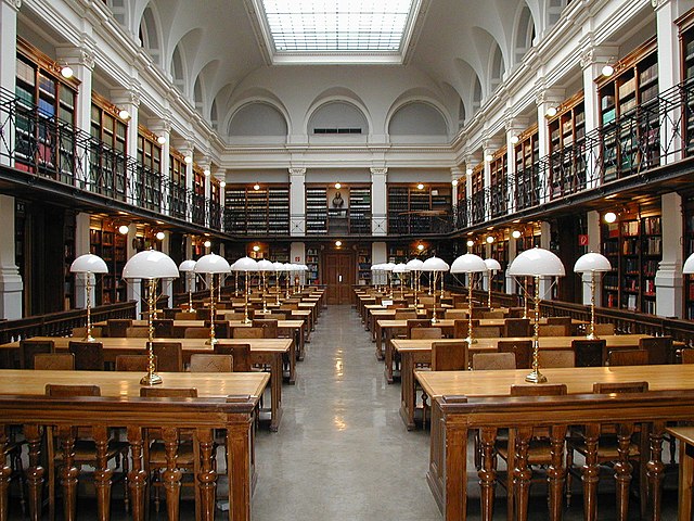 Читальный зал университетской библиотеки, Грац, Австрия