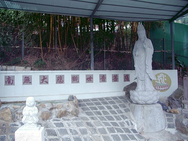 File:Guan Yin Statue of Nam Tin Chuk Temple Fu Yung Shan Tsuen Wan Hong Kong.JPG