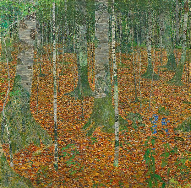 File:Gustav Klimt, Birch Forest, 1903 - Paul G. Allen Collection.jpg