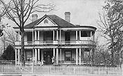 Hairston Plantation, Lowndes County, Mississippi, home of George W. Hairston, c. 1909. Part of the empire of Hairston homes and plantations scattered about the South Hairston Crawford Mississippi.jpg
