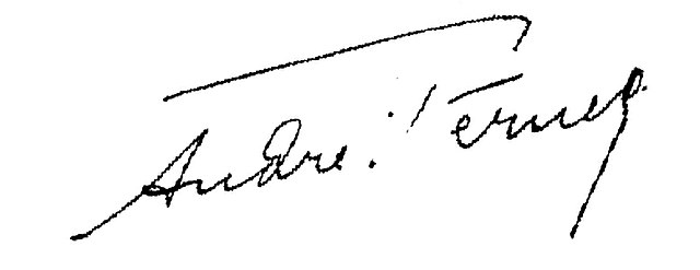 signature d'André Pernet