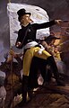 ピエール＝ナルシス・ゲラン『アンリ・ド・ラ・ロシュジャクラン』1816年頃。油彩、キャンバス、216×142cm。ショレ美術歴史博物館（フランス語版）