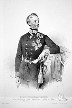 Heinrich von Hess (Joseph Kriehuber litográfiája, 1854)