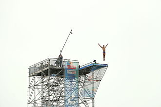 High diving tower High Diving's first Cup in Kazan, Russia. 2014.JPG