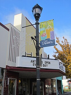 Hill Theatre, now an antique mall