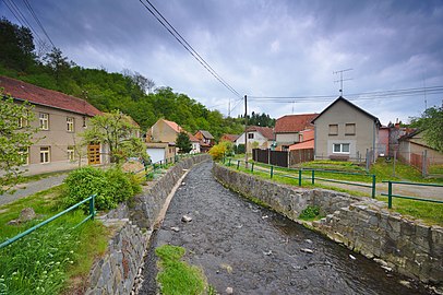 Rivière Hloučela à Hamry.