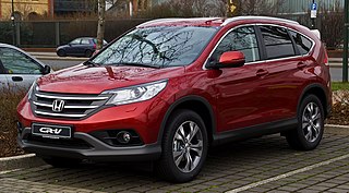 <span class="mw-page-title-main">Honda CR-V (fourth generation)</span> Compact crossover SUV manufactured by Honda