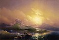 I. K. Aivazovsky.  "A kilencedik hullám"