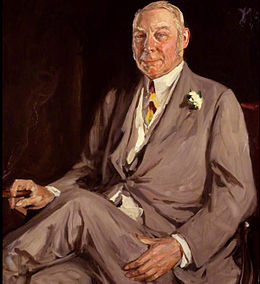 Hugh Lowther, 5th Earl of Lonsdale,
by Sir John Lavery Hugh Cecil Lowther by Sir John Lavery circa 1920.jpg
