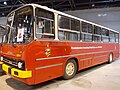 Ikarus 260 (rok produkcji 1985) podczas ekspozycji historycznej towarzyszącej targom SilesiaKOMUNIKACJA 2014 w Sosnowcu.