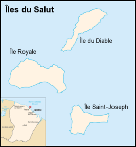 Kaart van Île du Diable