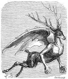 Image of Furfur from Collin de Plancy's Dictionnaire Infernal. Ill dict infernal p0306-290 furfur demon.jpg