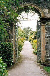 Entrance to the walled garden Ilnacullin garden.jpg