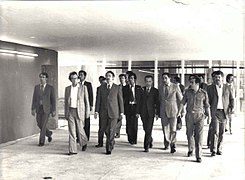 Inauguration de l'université en 1974, par le défunt président de la République Houari Boumédiène.