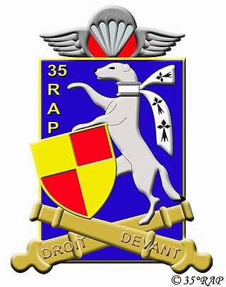 <span class="mw-page-title-main">35th Parachute Artillery Regiment</span> Military unit