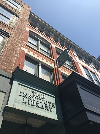 The Institute Library in New Haven, Connecticut InstituteLibraryNewHaven.jpg