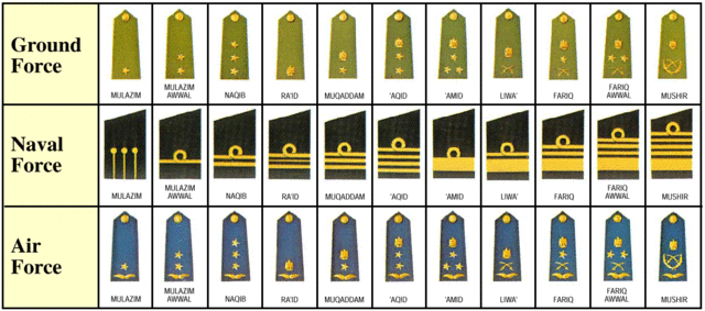 British Military Insignia Chart