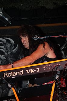 Martin Gerschwitz con Iron Butterfly a Praga il 7 ottobre 2010