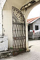 Details of cast iron cemetery gate