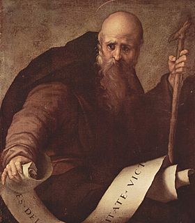 <i>Saint Anthony Abbot</i> (Pontormo) Painting by Pontormo