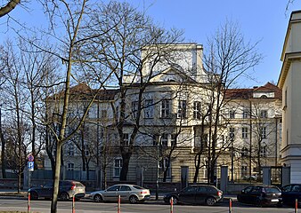 Szpital Uniwersytecki Klinika Ginekologii i Położnictwa (z M. Burstinem), (1920) Kraków ul. Kopernika 23