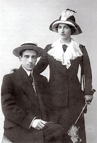 Жан де Сперати и Мария-Луиза Корн (поженились 1 августа 1914 года; источник: семейный архив)[1]