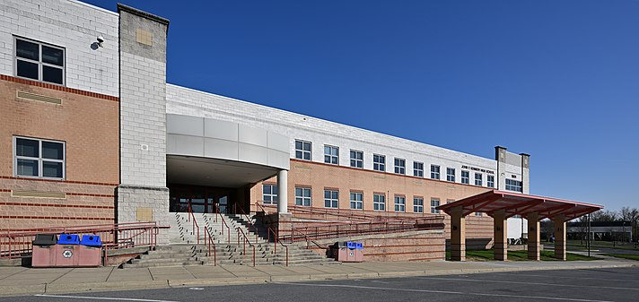 John F. Kennedy High School bus entrance, Wheaton-Glenmont, MD