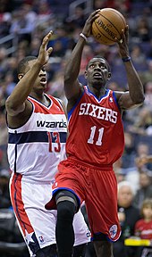 Joel Embiid Red Philadelphia 76ers Game-Used #21 Statement Jersey Worn  During the Fourth Quarter of the Game vs. Miami Heat on May 8 2022 - Size  54+4