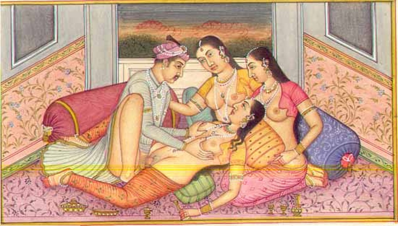 Ilustrasi dari Kama Sutra.