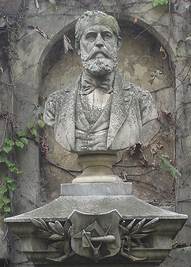 Frederic Storck - Buste van Karl Storck (Evangelisch-Lutherisch kerkhof in Boekarest)