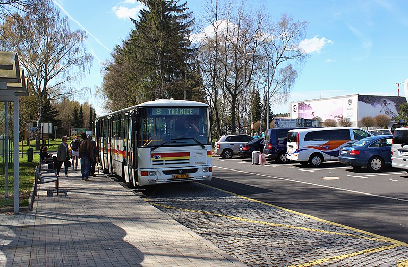 File:Karlovy Vary Airport, bus stop.jpg