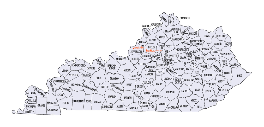 List of counties in Kentucky