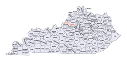 Kentucky counties Kentucky counties map.png