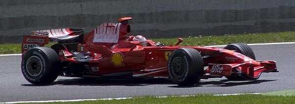 Massa's teammate Kimi Räikkönen had to settle for second place after being slowed by an exhaust failure.