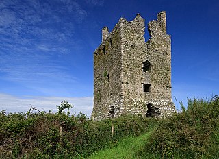 <span class="mw-page-title-main">Kinlough Castle</span> Tower house in County Mayo, Ireland