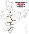 Kongu Express (NZM - CBE) Route map.jpg