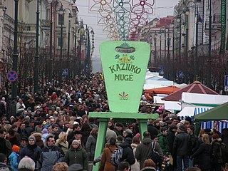 Kaziuko mugė festival in Lithuania