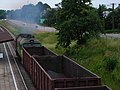 English: LHS train in Sędziszów train station