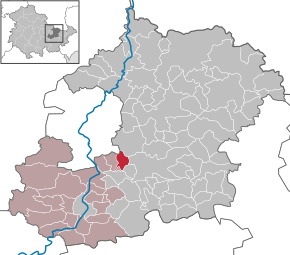 Poziția Laasdorf pe harta districtului Saale-Holzland-Kreis