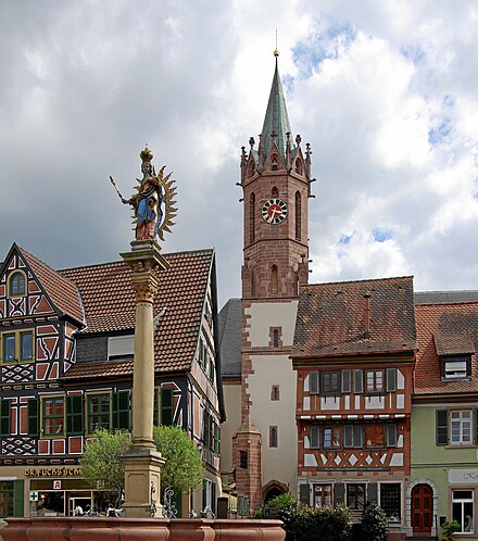 View of the market square (Marktplatz)