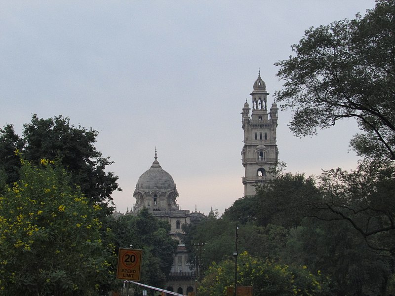 File:Lakshmi Vilas Palace from far away.jpg