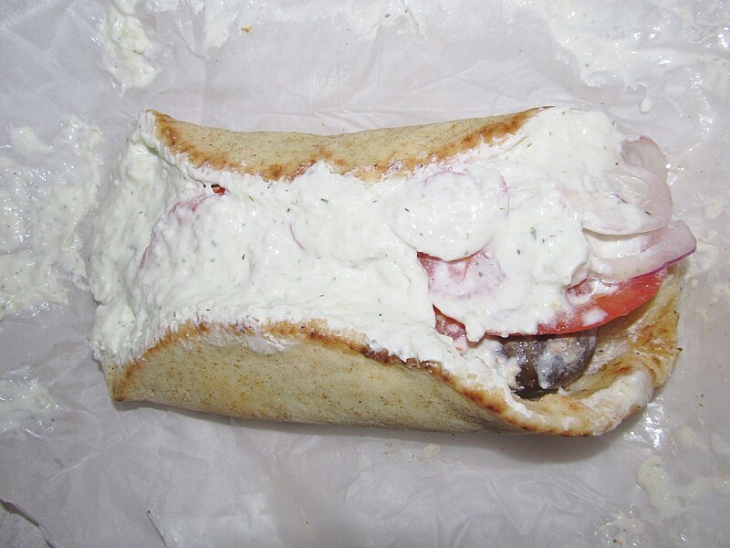 File:Lamb Sausage Gyro (28768492994).jpg