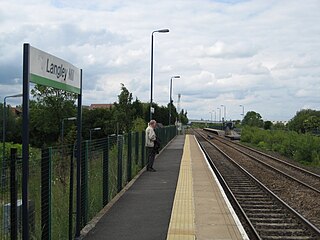 <span class="mw-page-title-main">Langley Mill railway station</span> Railway station in Derbyshire, England