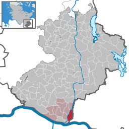 Läget för kommunen Lanze i Kreis Herzogtum Lauenburg