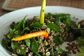 Minty, chilli-laden goodness: laap neua beef salad