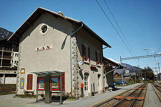 <span class="mw-page-title-main">Lax railway station</span>