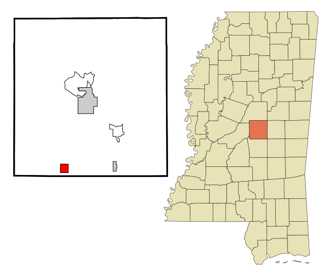 File:Leake County Mississippi Incorporated and Unincorporated areas Lena Highlighted.svg