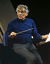 Leonard Bernstein by Allan Warren, 1973 (Source: Wikimedia)