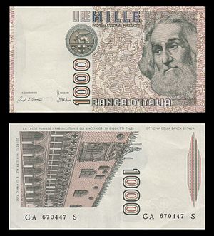 Italienische Lira: Geschichte, Münzen, Banknoten